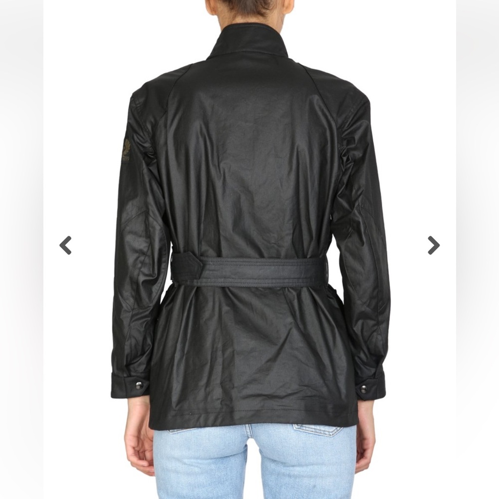 Belstaff  Heirloom Trialmaster Jacket, Black coated jacket size 14 - Picture 4 of 17